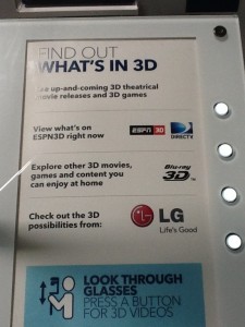 Best Buy 3D Interactive Sign