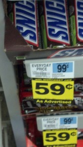 Rite-Aid Wellness Discount for Snickers